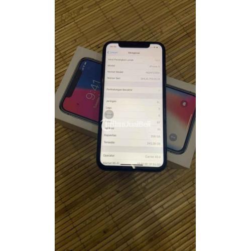 HP Bekas iPhone X 256GB Resmi Inter Lengkap Mulus Terawat Harga Murah