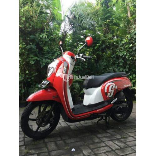 Motor Honda Scoopy Sporty ESP 2017 Merah Bekas Surat Lengkap di 