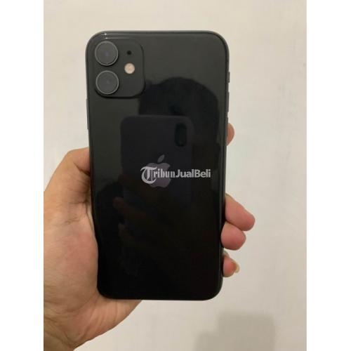 HP IPhone 11 64GB Blacak Fullset Bekas Baterai Tinggi Original Di ...