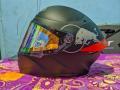 Helm KYT TT Corse Black Doff Size M Bekas Mulus Lengkap Busa Terbaru - Brebes