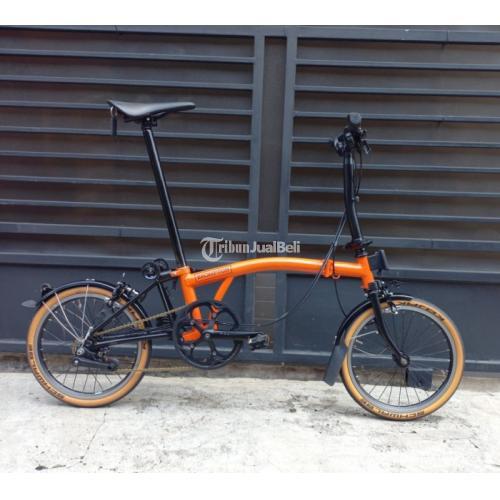 brompton orange black