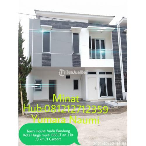 Dijual Rumah Town House 2 LT Exclusive Di Andir - Bandung Kota