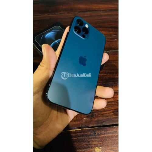 HP iPhone 12 Pro Pasific Blue 128GB Fullset Bekas Mulus No Minus - Surabaya