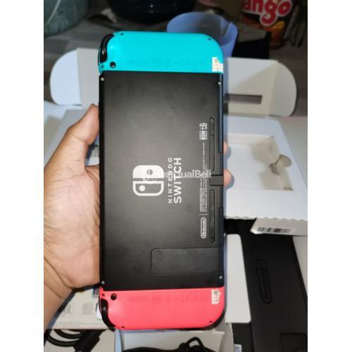 Konsol Game Nintendo Switch V1 CFW Bekas Fullset Normal - Surabaya