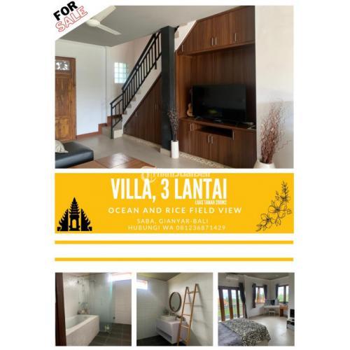 Dijual Villa Saba Gianyar 3KT 4 KM Type 200 Bonus Kitchen Set - Bali