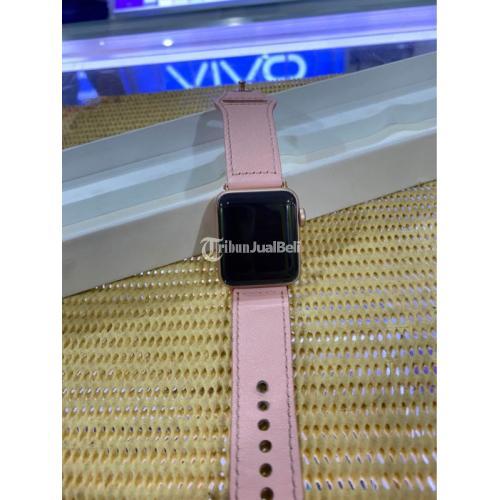 Smartwatch iWatch Series 3 38MM Rose Gold Bekas Fullset Ori - Palembang