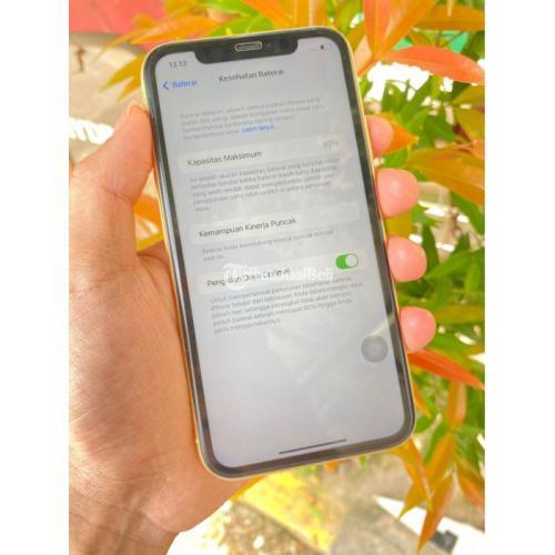 HP Apple iPhone XR 128GB Yellow Second Resmi Indo Nominus - Palembang