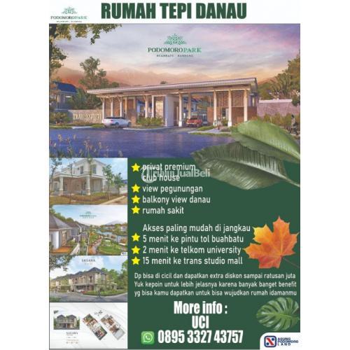 Dijual Rumah Tepi Danau Modern Minimalis Di Kawasan Hunian - Bandung Jawa Barat
