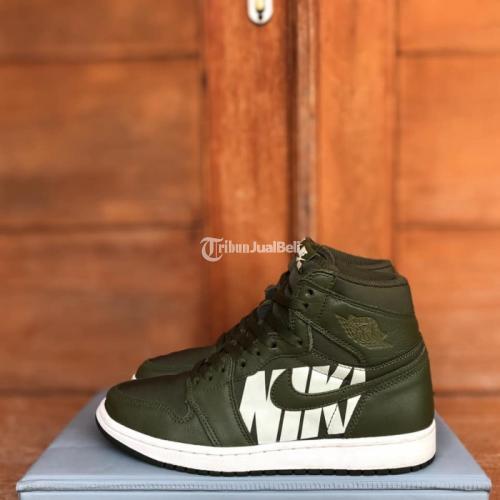 air jordan 1 retro high og olive green