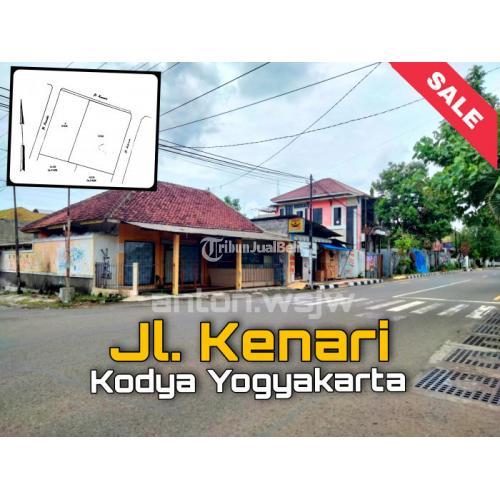 Dijual Tanah strategis KODYA Yogyakarta, Jl Kenari, timur GOR Amongraga.Hook luas 1434m - Yogyakarta