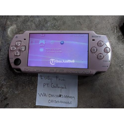 Konsol Game PSP Slim seri 2000 Rose Pink 8GB Bekas Normal - Tasikmalaya