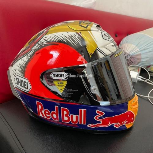 shoei helmet red bull