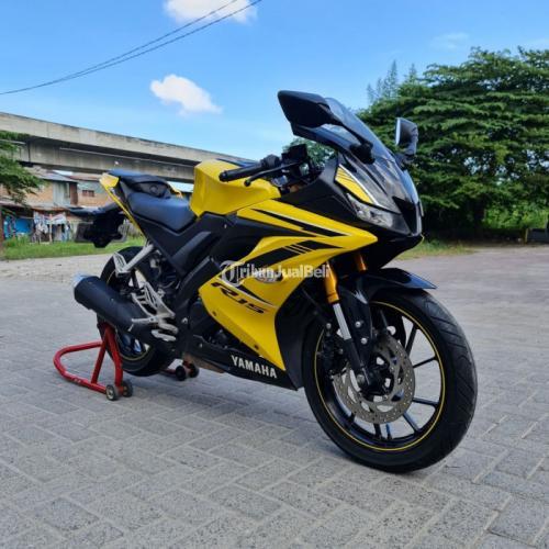 Motor Yamaha R15 V3 Kuning 2018 Bekas Pajak Hidup Surat Lengkap Di ...