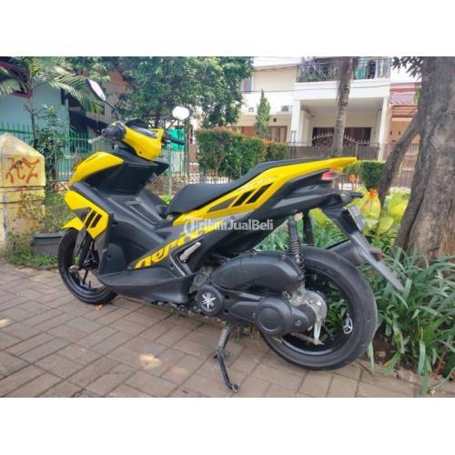 Motor Yamaha Aerox Vva Cc Warna Kuning Bekas Pajak Panjang Di