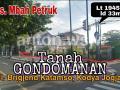 Dijual Tanah GONDOMANAN Eks Mbah Petruk Jl Brigjend.Katamso Kodya - Yogyakarta