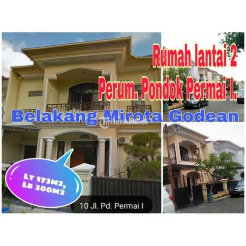 Dijual Rumah 2 Lantai SIAP HUNI, Perum PONDOK PERMAI I- Utara MIROTA GODEAN - Bekasi
