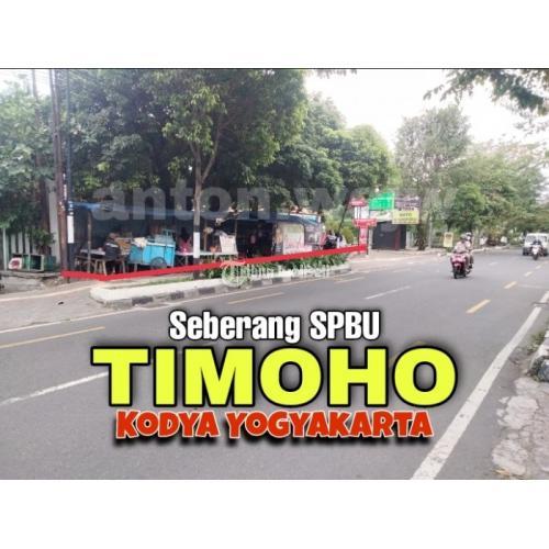 Dijual Tanah Strategis seberang SPBU Timoho, lebar 18m.Area Hotel perkantoran - Yogyakarta