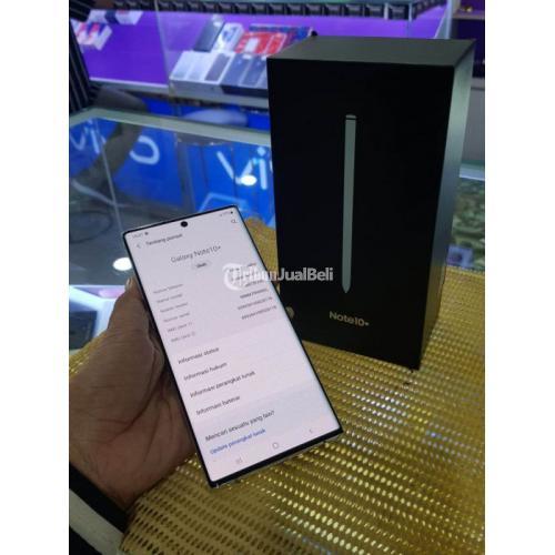 HP Samsung Note 10 Plus 12/256GB Bekas Resmi Fullset Original Nominus - Palembang