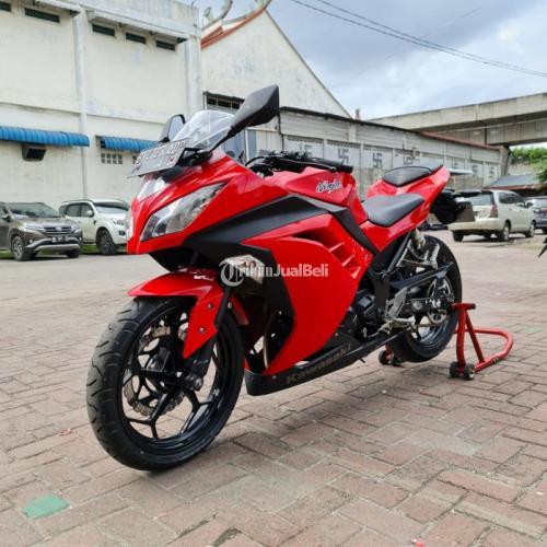 Motor Kawasaki Ninja 250 Fi Merah 2013 Bekas Pajak Tertib Surat Lengkap - Medan