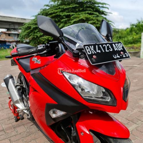 Motor Kawasaki Ninja 250 Fi Merah 2013 Bekas Pajak Tertib Surat Lengkap - Medan