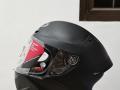 Helm KYT TT Crot Black Size M Ada Slot Intercom Baru Lengkap Dus Sarung - Tangerang Selatan