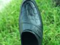 Sepatu Hitam Bahan Karet Kualitas Premium Dijamin Awet - Solo
