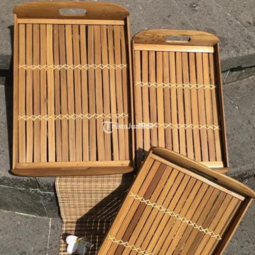 Kerajinan Produk Kapar Bambu Polos 1 Set Ukuran S,M,L - Gianyar