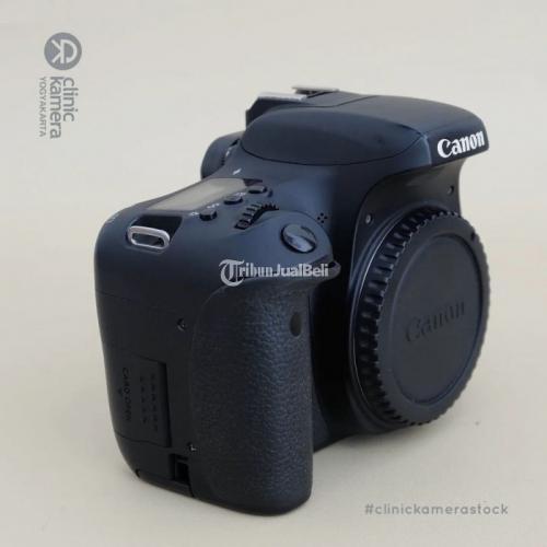 Kamera DSLR Canon 760D Body Only Bekas Normal Mulus Fullset Box - Sleman