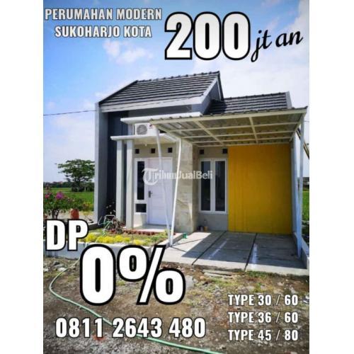 Dijual Rumah Baru Desain Minimalis 2KT 1KM KPR DP 0% Harga Murah - Sukoharjo