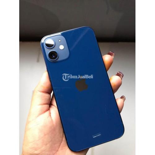 HP iPhone 12 Mini 64GB Pacific Blue Ex ibox Fullset Bekas Mulu iCloud Bebas Reset - Tangerang