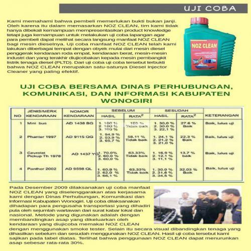 NOZCLEAN Diesel Injector Cleaner Agar Tidak Tersumbat - Tangerang Selatan