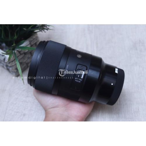 Lensa Sigma 35mm F1.4 DG HSM For Sony Second Fullset Mulus Like New Normal - Sleman