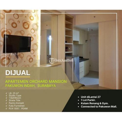 Dijual Apartemen Studio Orchard Mansion Pakuwon Indah - Surabaya