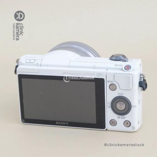 Kamera Sony A5000 kit 16-50mm OSS White Bekas Normal Fullset Box - Sleman