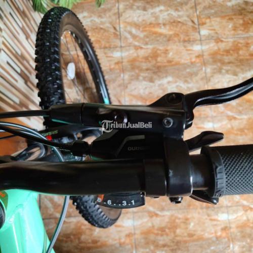 Sepeda MTB Polygon Cascade 4 2021 Green Size 27.5 Speed 8X3 Bekas Fullset Normal Nego - Bandung