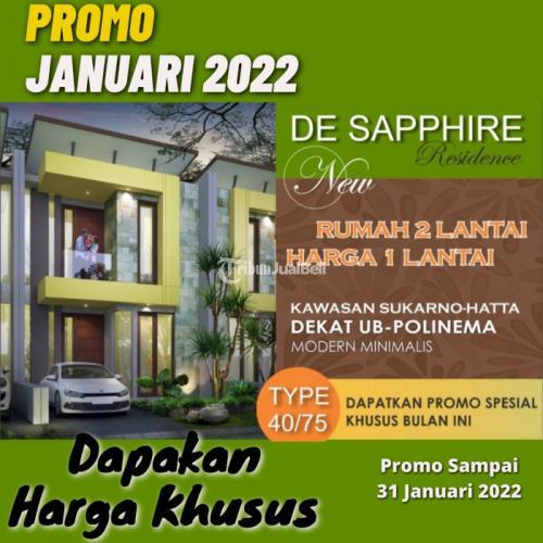 Dijual Hunian Mewah Harga Promo Rumah Dua Lantai - Malang