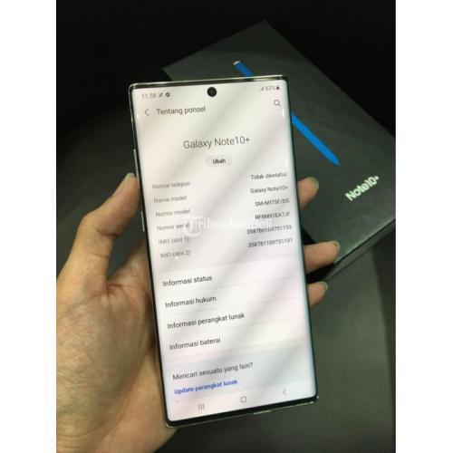 HP Samsung Galaxy Note 10 Plus 8/256GB Second Fullset Mulus Like New - Semarang