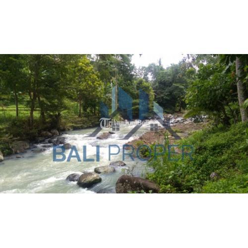 Dijual Tanah Pinggir Sungai Selemadeg Luas 120.000 m2 Akses Jalan Beton SHM - Badung