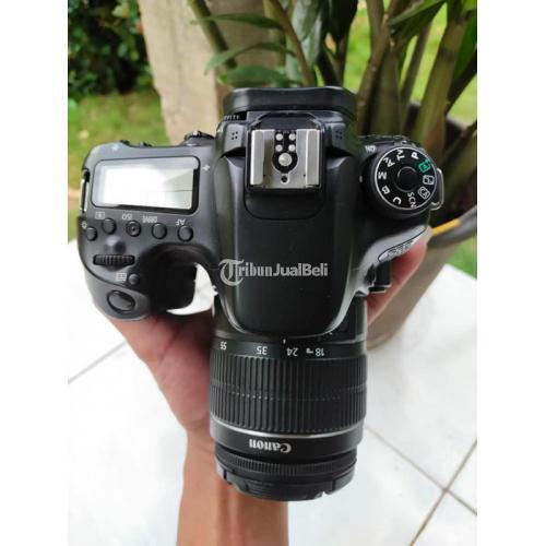 Kamera DLSR Canon 70D Fullset Box Bekas Mulus No Vignet Lensa Aman - Kebumen