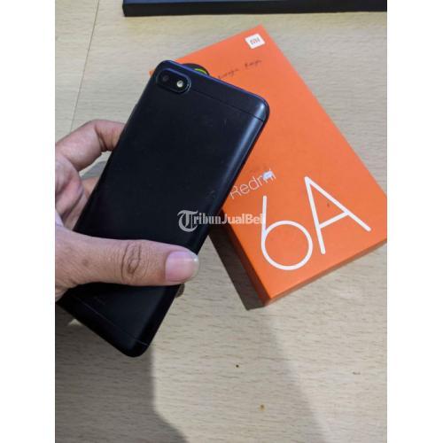 HP Xiaomi Redmi 6A Black 2/16GB Second Fullset Lecet Pemakaian Normal - Semarang