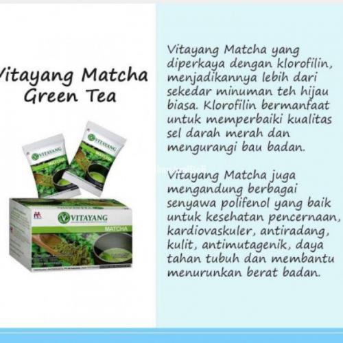 Vitayang Matcha Minuman Teh Hijau Ber-Klorofil - Bandung