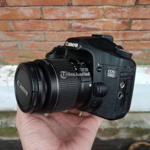 Kamera Canon Eos 50D Lensa Kit 18-55mm is II Normal Second - Yogyakarta