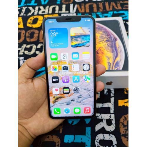 HP iPhone XS Max Gold 256GB Second Fullset Mulus Normal - Semarang