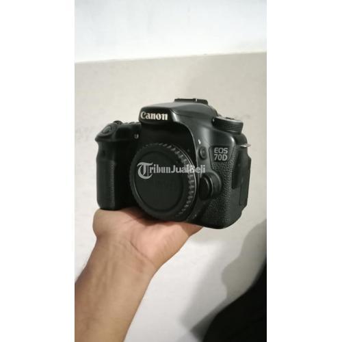 Kamera DSLR Canon 70d BO Bekas Normal Aman Harga Nego - Bogor