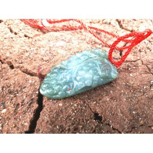 Batu Permata Giok Jadeite Jade Type A Burma Liontin JDT025 Memo DGL - Jakarta Pusat