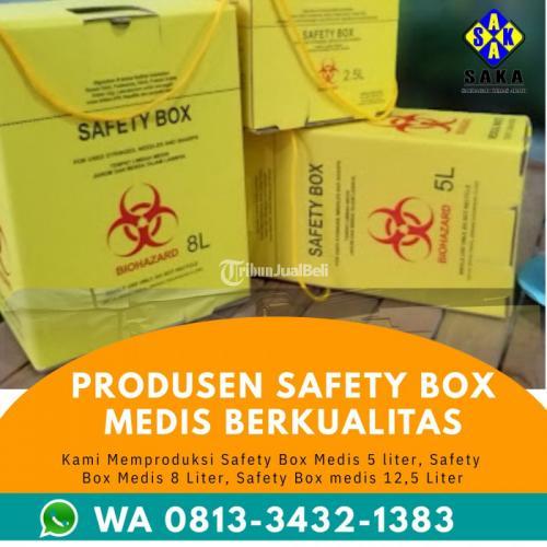 Produsen Safety Box Medis Warna Kuning Tersedia Berbagai Ukuran - Surabaya