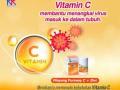 Vitamin C membantu menangkal virus masuk ke dalam tubuh