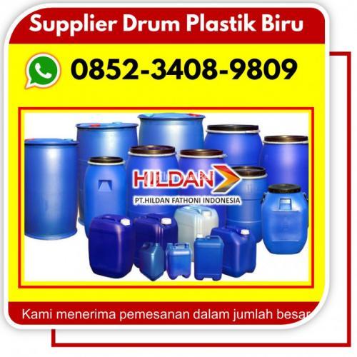 Distributor Pabrik Drum Plastik Biru Kapaista Mulai 100 Liter - Jakarta Pusat