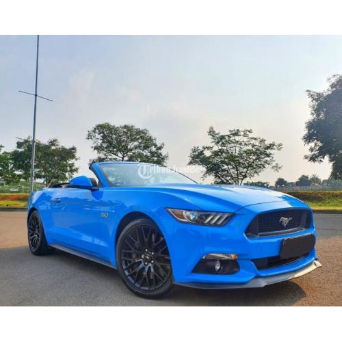 Mobil Ford Mustang GT 5.0 V8 Cabriolet Limited 2017 AT Bekas Pajak Hidup Barang Langka - Tangerang