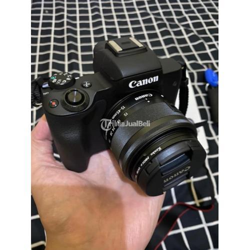 Kamera Mirrorless Canon M50 Fullset Mulus Bekas Like New Nominus - Bekasi